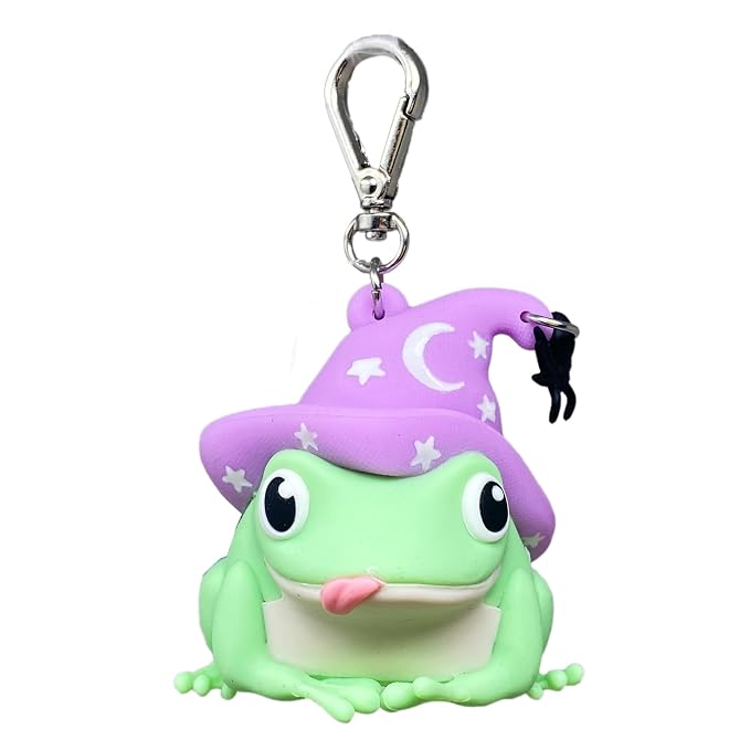 Bath & Body Works Magical Frog Hand Gel Holder with a Natural Oats Sample Soap