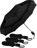 Repel Windproof Travel Umbrella - Compact & Withstands Winds up to 100MPH , Strongest Premium Auto Folding Umbrella for Rain and Sun - Durable, Light & Portable for Women & Men , Fits Backpack & Cars
