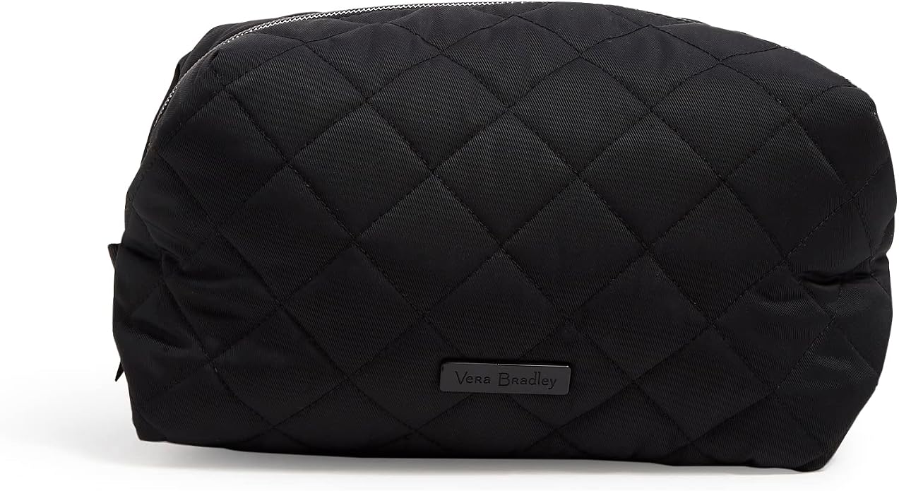 Vera Bradley Women's Performance Twill Large Cosmetic Makeup Organizer Bag