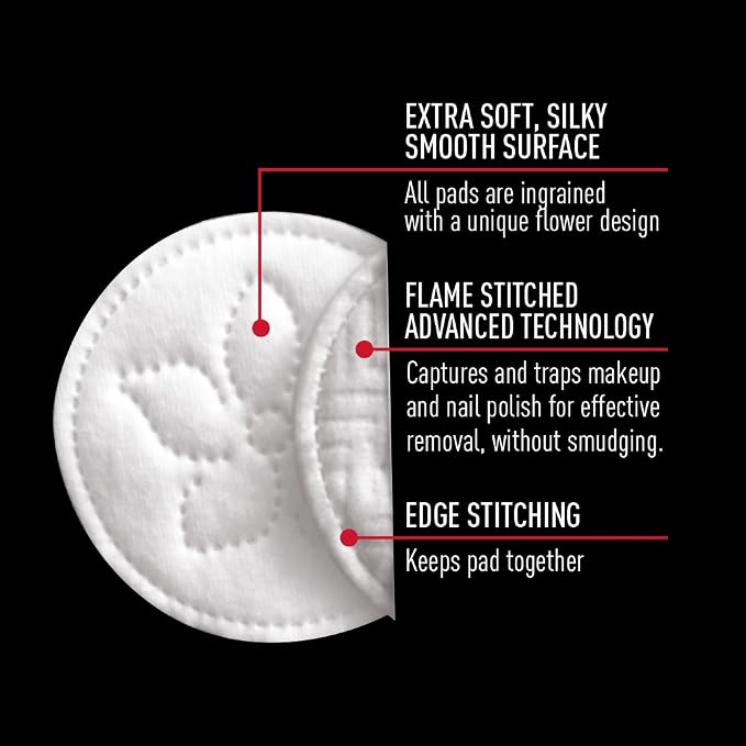 Ultra-Premium Flower Flamestitch Cotton Round, 3x100 Count