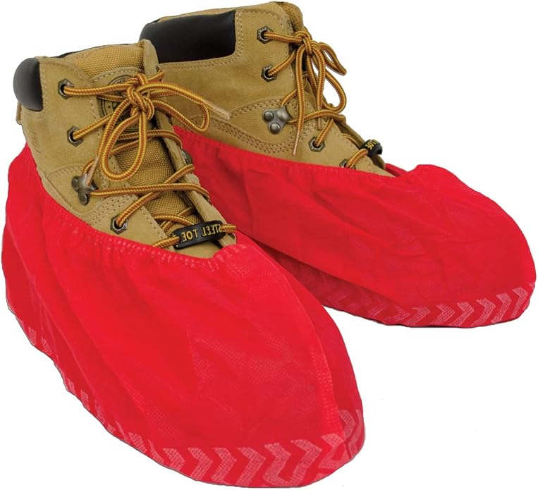 ShuBee Original Disposable, Extra-Large Boot and Shoe Covers, Thicker & Stronger, Durable Protection for Floors - 50 Pairs