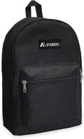 Everest Luggage Basic Backpack, Black, Medium