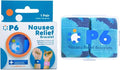 P6 Health Original Natural Anti-Nausea Relief Motion Car Sea Sickness Relief Wrist Bands for Adults (1 Pack, Blue)