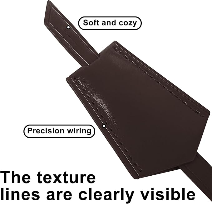 Genuine Leather Bag Decorative Hang Tag for Speedy 25 30 35,Luggage Tag, Suitcase Tag(TAG-Coffee)
