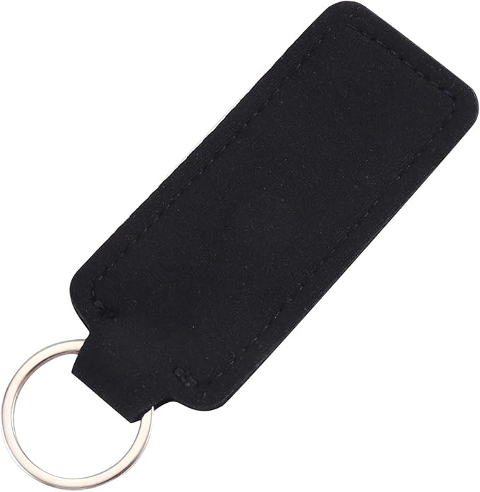 20 Pcs Creative Keychain Neoprene Chapstick Holders Hand Sanitizer