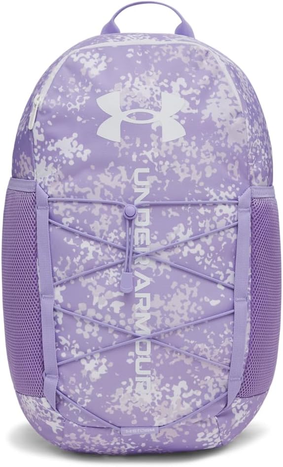 Under Armour Unisex Hustle Sport 6.0 Backpack, (539) Transparent/Transparent/White, One Size Fits Most