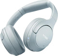 TOZO Hybrid Active Noise Cancelling Headphones, Wireless Over Ear Bluetooth Headset, 60H Playtime, Hi-Res Audio Custom EQ via App Deep Bass Comfort Fit Ear Cups, for Home Office Travel Blue