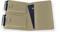 Kings Loot Passport Holder Wallet – RFID Blocking Leather Travel Wallet with Built-in Airtag Holder – Holds 1-6 Cards & Passport – Easy Pull Tab – Slim & Stylish Wallets (Olive)