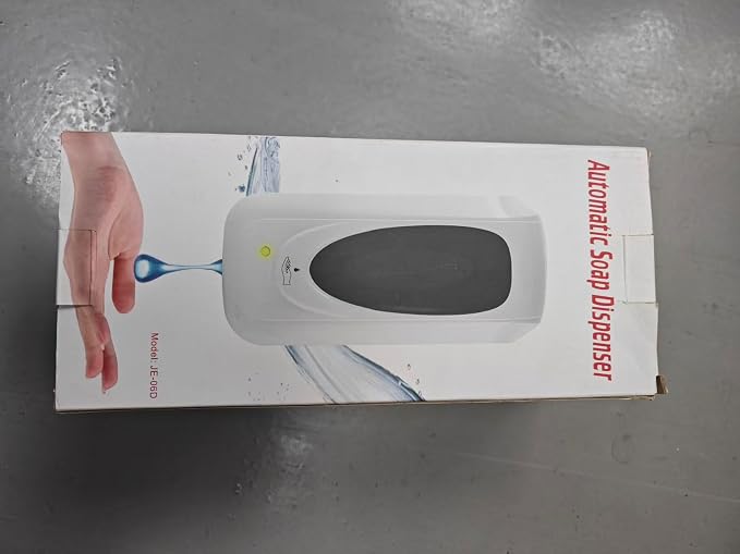 Automatic Soap Dispenser for Kitchen Sink, Commercial Liquid Touchless Soap Dispenser Wall Mounted, Refillable Sensor Hands-Free Dispensers for Office Hotel School Restaurant, 33oz/1000ml