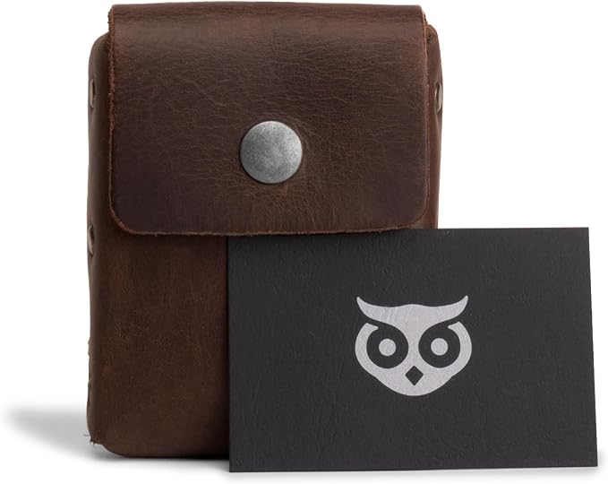 Hide & Drink, Waist Wallet, Holds Up to 20 Cards, Folded Bills & Coins, Charging Cables, Full Grain Leather, Handmade (Bourbon Brown)