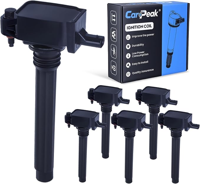 Ignition Coils Fits for 3.6 V6 2011-2016 Dodge Durango Charger Grand Caravan Chrysler Town Country 300 Jeep Grand Cherokee Wrangler Coil Packs Replace# UF648