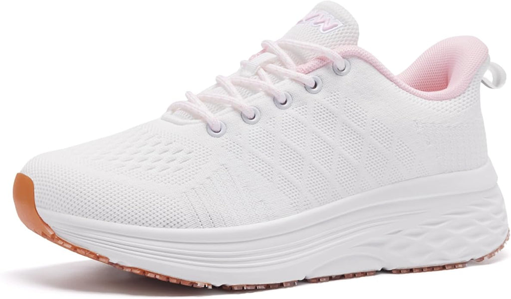 AVW Womens Non Slip Work Shoes Water Resistant Walking Sneakers Food Service Chef Kitchen Shoes