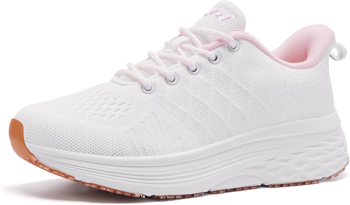 AVW Womens Non Slip Work Shoes Water Resistant Walking Sneakers Food Service Chef Kitchen Shoes