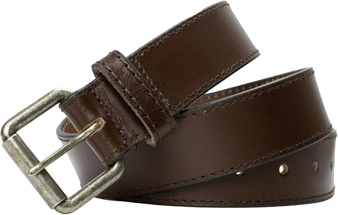 Outback Belt - Genuine Full Grain Leather Belt with Nickel Free Buckle