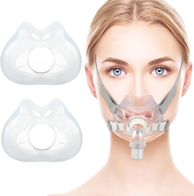 YONCOZY Replacement Cushions for AirFit F30 (Pack of 2) - Replacement Mask Cushions Compatible with Original F30 Frame, Reliable Seal & Perfect Fit(Medium)