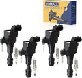 4PCS UF491 Ignition Coils & 4PCS Iridium Spark Plugs Fits for 2011-2017 Regal, 2012-2017 Verano, 2006-2010 Cobalt, for HHR Malibu Equinox G5 Terrain 2.0L 2.2L 2.4L, Ignition Coils Pack