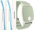 EmeTerm Explore FDA-cleared Anti-Nausea Wristband IP67 Waterproof Morning Motion Travel Sickness Relief Classic Strap Design (Mint Green-Extra 2pack Conductive Gel)