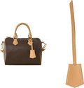 Genuine Leather Bag Decorative Hang Tag for Speedy 25 30 35,Luggage Tag, Suitcase Tag(TAG-Amber)