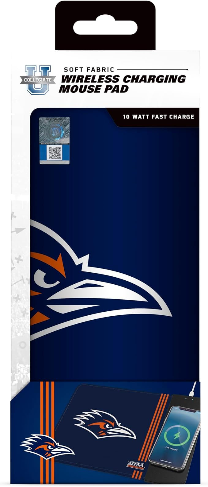 SOAR NCAA Unisex Cell Phone Wireless Charging Mouse Pad
