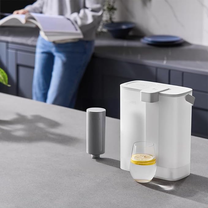 PHILIPS 1 Pack Pro Filter Cartridges ADD569, Replacement Filter Cartridges for Instant Water Filter Pitcher ADD5902 ADD5903 ADD5912 ADD5913, Reduces 57 impurities & 99% of Lead, 1 Filter for 6 Months