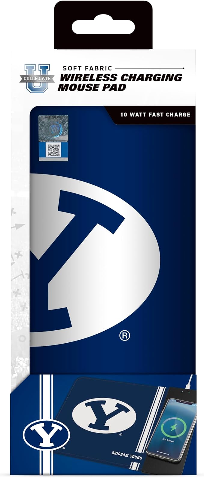 SOAR NCAA Unisex Cell Phone Wireless Charging Mouse Pad