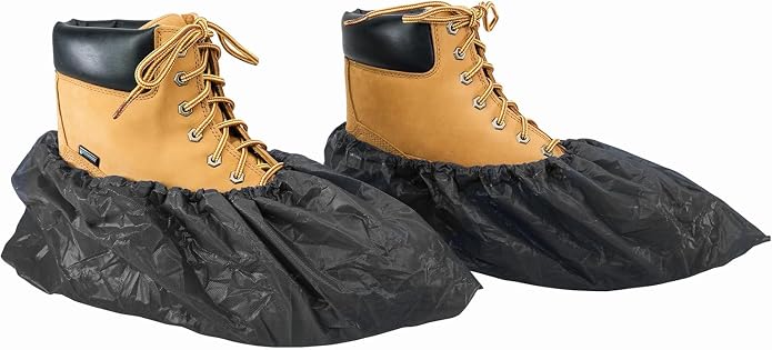 Waterproof Shoe Covers Disposable Non Slip Extra Large Boot Cover - (40 Pairs)