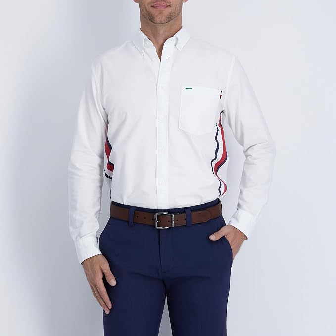 Tommy Hilfiger Men's Reversible Leather Belt, 2‑in‑1 Design for Dress Or Casual Wear