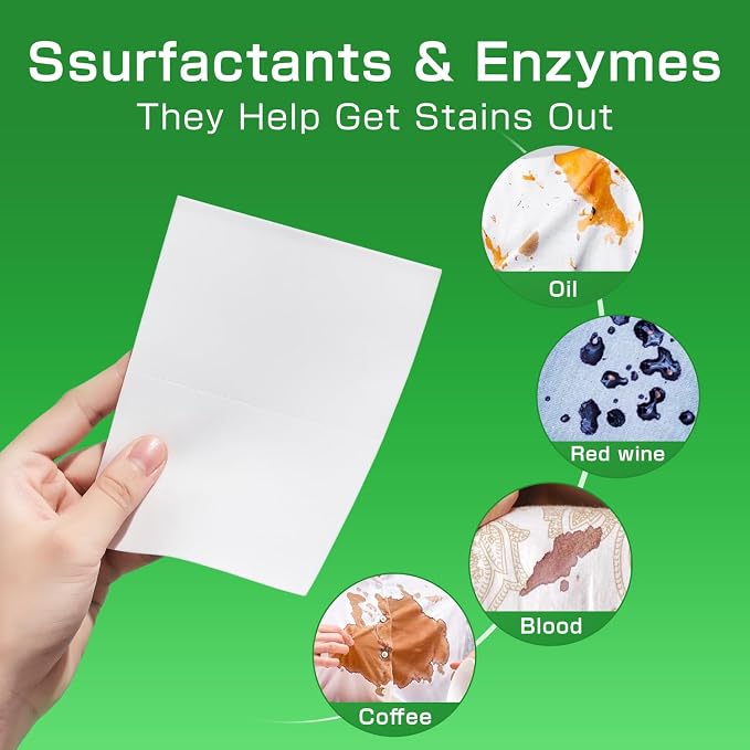 Soulink Laundry Detergent Sheets Unscented 240 Loads，Eco Friendly Detergent Sheets for Travel & Home - No Plastic Jug Liquidless Soap Strips, Plant-based, Hypoallergenic. Safe for Sensitive Skin