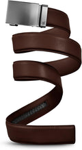 Mission Belt Men's Leather Ratchet Belt, 40mm Metal Collection