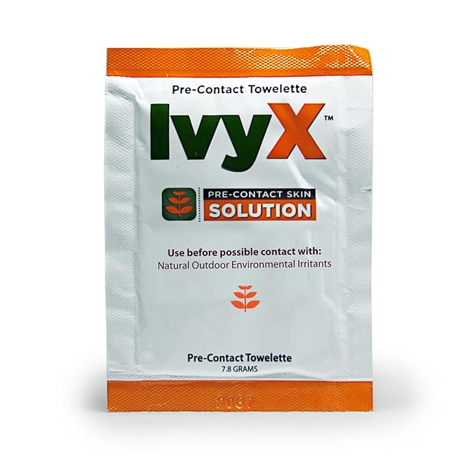 CoreTex Ivy X Pre & Post Combo Wallmount Box - Includes 50 USA-Made Single-Use Towelettes (25 Pre-Cleanser & 25 Post-Cleanser Poison Ivy Treatment Wipes)
