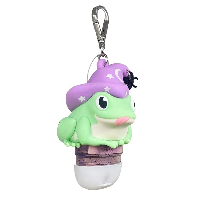 Bath & Body Works Magical Frog Hand Gel Holder with a Natural Oats Sample Soap
