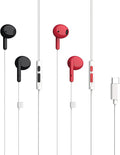 | Two-Person USB-C Earbuds for Couples | Dual Headphones with Individual Volume Control & Microphones | Share Music, Movies & Audiobooks Together | Includes Travel Pouch | 3-Year Warranty