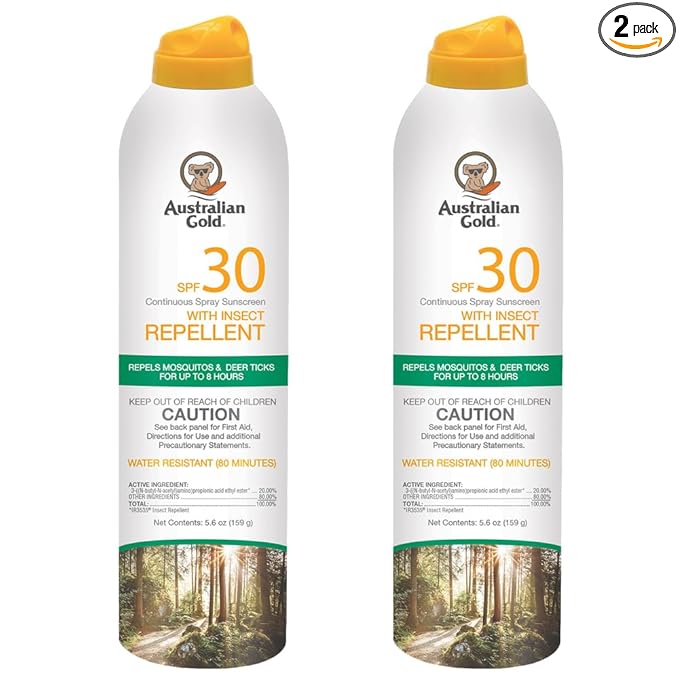 Australian Gold Australian Gold Spf 30 Continuous Spray Insect Repellent, 5.6 ounces (2 Pack)