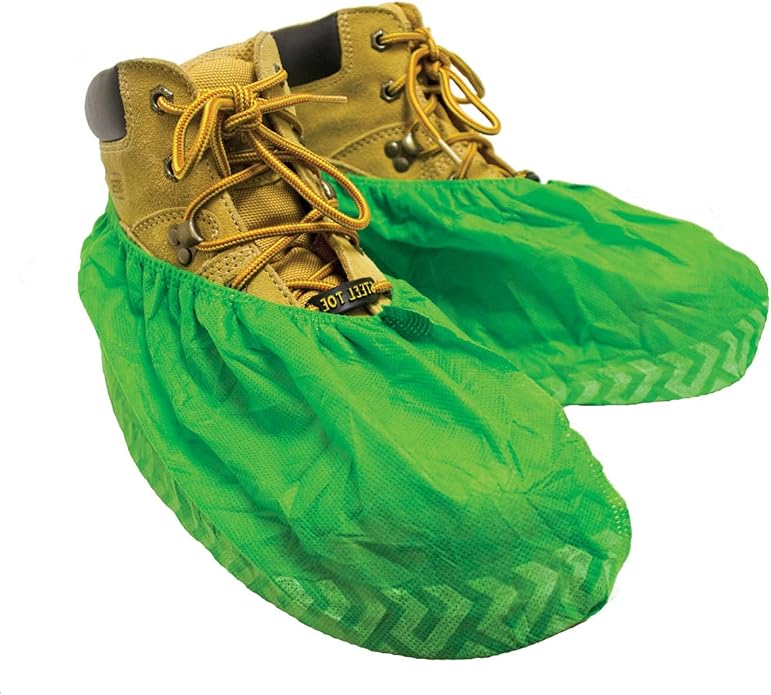 ShuBee Original Disposable, Extra-Large Boot and Shoe Covers, Thicker & Stronger, Durable Protection for Floors - 50 Pairs