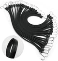 31" Heavy Duty Bungee Cords with Hooks, 100% EPDM Rubber Tarp Straps for Tarps, Cargo, Motorcycle, Securing Truck Tarps, Canopy, Camping Gear- 30PCS