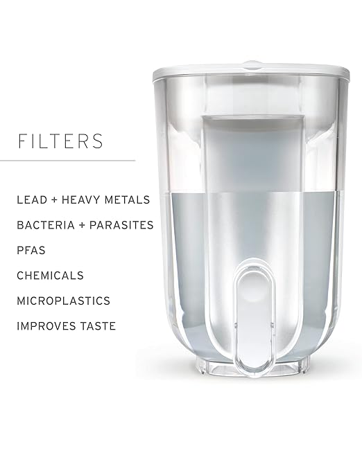 LifeStraw Home — Water Filter Dispenser, 18-Cup, Pebble