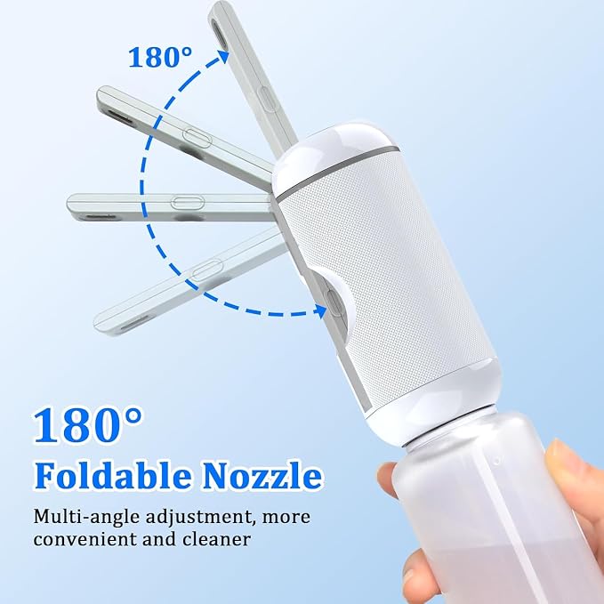 Portable Bidet for Travel, VITCOCO Waterproof Electric Travel Bidet Sprayer,Rechargeable High Pressure Handheld Bidets for Personal Hygiene Cleaning,White