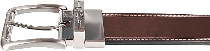Nautica Men's Reversible Leather Belt | 2-in-1 | Classic | Everyday | Business | Work | Dress | Casual | Metal Buckle