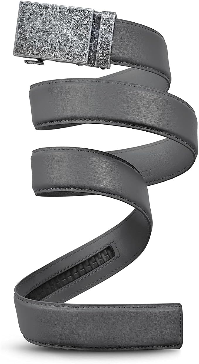 Mission Belt Men's Leather Ratchet Belt, 40mm Metal Collection