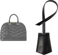 Microfibre Leather Tag for Luggage Bag or Suitcase, Decorative Hang Tag for Speedy 25 30 35 Handbag(Black Tag)