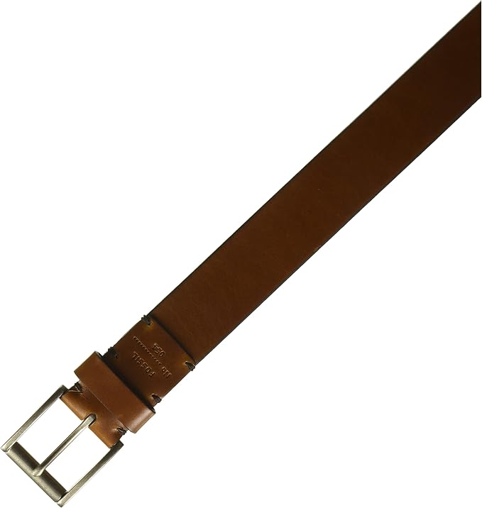 Fossil Brown Leather Belt for Men
