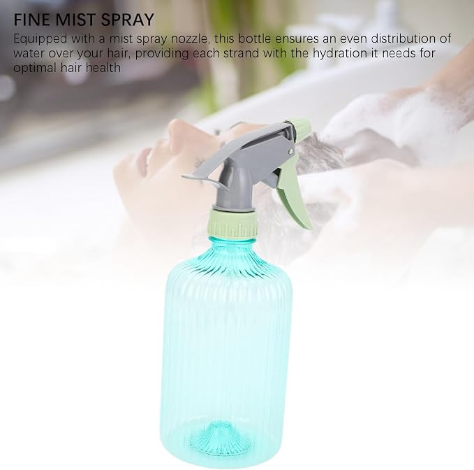 Barber Water Spray Bottle, Water Sprayer, Ultra Fine Mist, Pack of 5, Empty Hair Water Spray Bottle, Transparent, 500 ml, for Hair Styling