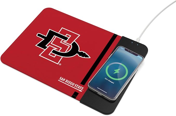 SOAR NCAA Unisex Cell Phone Wireless Charging Mouse Pad