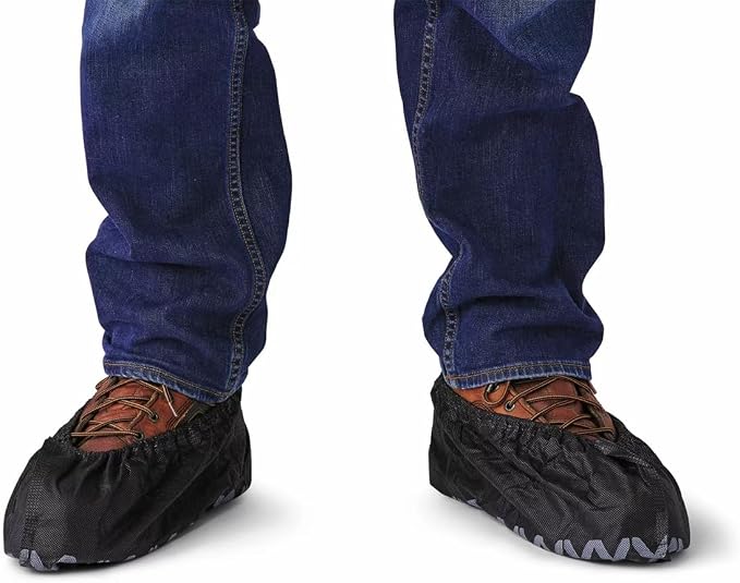X-Large Disposable Boot & Shoe Covers Non Slip Durable Fits Virtually Most Shoes Case of 1000