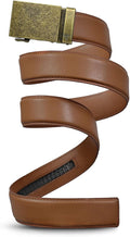 Mission Belt Men's Leather Ratchet Belt, 40mm Metal Collection