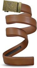 Mission Belt Men's Leather Ratchet Belt, 40mm Metal Collection