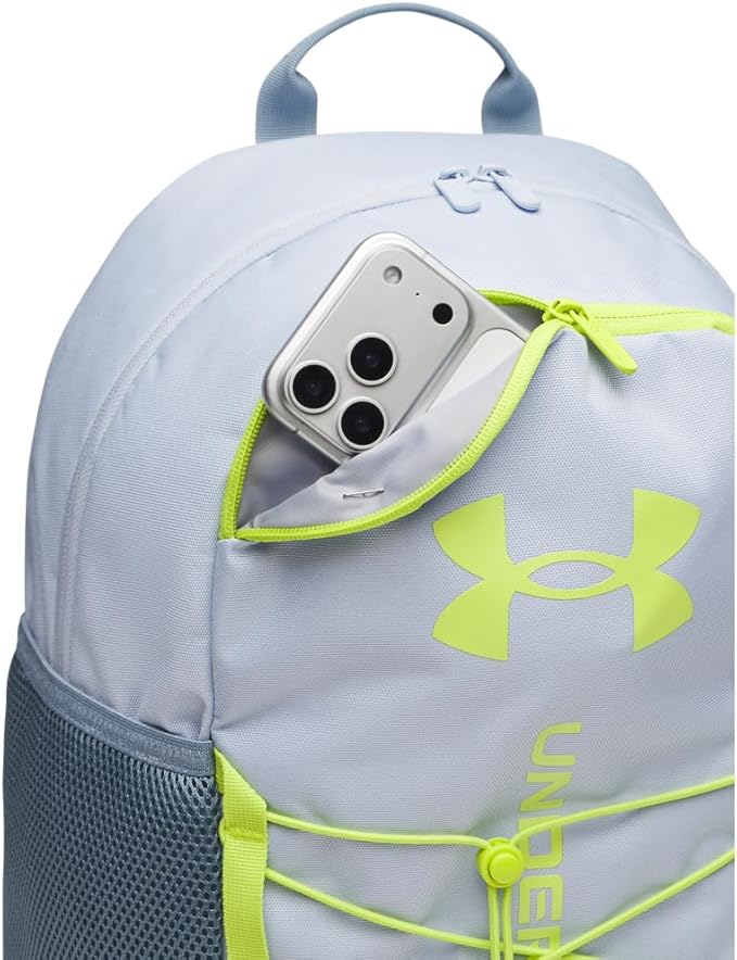 Under Armour Unisex Hustle Sport 6.0 Backpack, (429) Spackle Blue/Blue Wind/Green Citrine, One Size Fits Most