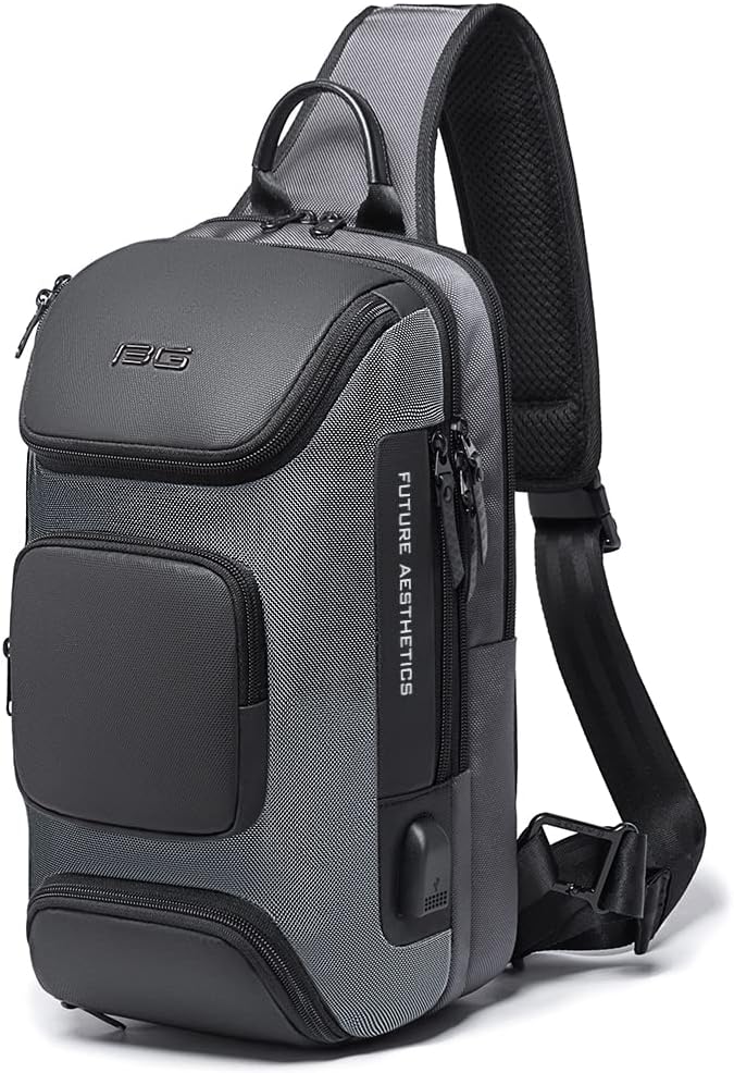 BANGE Sling Bag, Waterproof Shoulder Bag for Men, Casual Sports Sling Bag, Every Day Bag for Men…