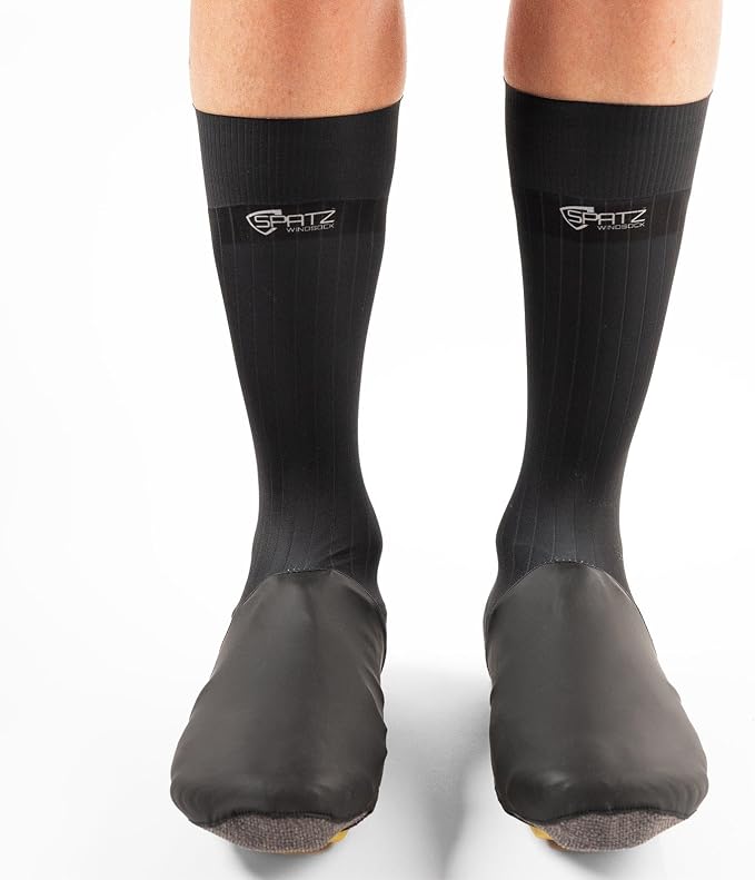 Spatz Windsock2 Aero Oversocks – Waterproof Windproof Cycling Oversocks for Racing & Time Trial, Kevlar Toe, Secure Grip