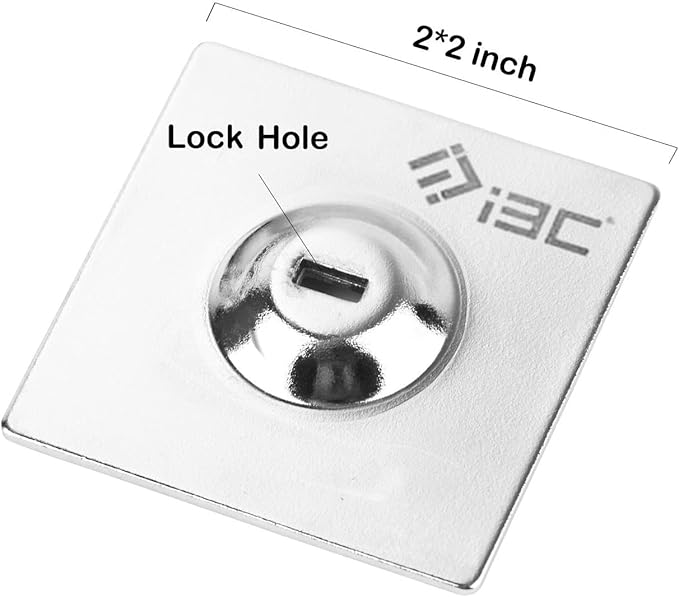 Laptop Cable Lock, Hardware Security Cable Lock with Keys, Anti Theft Combination Lock Compatible with Laptop Monitor Tablet Surface Projector and Other Electronic Devices (1 Pack)